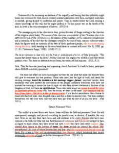 Distressed by the increasing wickedness of the ungodly, and fearing that their infidelity might lessen his reverence for God, Enoch avoided constant association with them, and spent much time in solitude, giving himself 