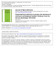 This article was downloaded by: [Copenhagen University Library] On: 27 May 2013, At: 01:14 Publisher: Routledge Informa Ltd Registered in England and Wales Registered Number: Registered office: Mortimer House, 37