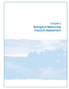 Chapter 3  Biological Resources Impacts Assessment  3. Biological Resources