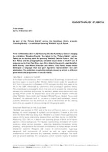 Modern painters / A. R. Penck / Alberto Giacometti / Kunsthaus Zürich / Pierre Alechinsky / Paul Klee / Joan Miró / Jean Dubuffet / Jean-Michel Basquiat / Modern art / Modern artists / School of Paris