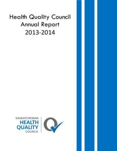 Health Quality Council Annual Report[removed]