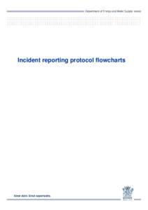 Incident reporting protocol flowcharts