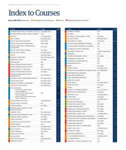 UNIVERSITY OF STRATHCLYDE POSTGRADUATE PROSPECTUS[removed]Index to Courses Key to tables  Engineering