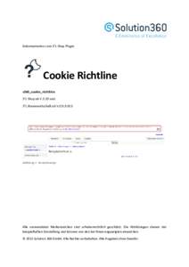 Dokumentation zum JTL Shop Plugin:  Cookie Richtline s360_cookie_richtlinie JTL Shop ab V.3.19 und JTL Warenwirtschaft ab V