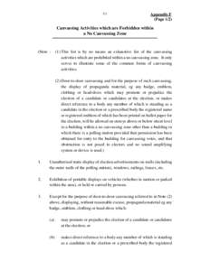 311  Appendix F (Page[removed]Canvassing Activities which are Forbidden within