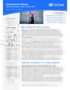 Microsoft Word - South Caucasus and Central Asia - Humanitarian Bulletin #3 - January-June 2014.docx