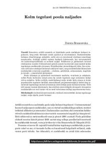 doi:[removed]MT2012.52.dorota_brzozowska  Kolm tegelast poola naljades Dorota Brzozowska