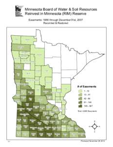 b Kittson 7 Minnesota Board of Water & Soil Resources Reinvest in Minnesota (RIM) Reserve
