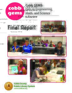 Cobb GEMS: Girls in Engineering, Math, and Science SummerFinal Report