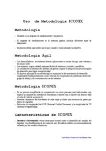 Uso  de Metodología ICONIX