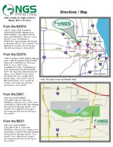 Directions / Map 1400 Crispin Dr. Elgin, Il[removed]Phone: ([removed]From the SOUTH: