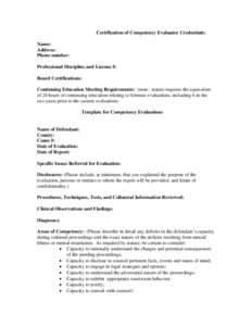 Microsoft Word - templatecompetencyeval.doc