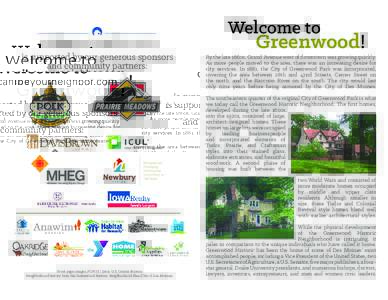 Welcome to is supported by our generous sponsors and community partners: Greenwood!