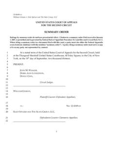 12‐4169‐cv William Gilman v. Eliot Spitzer and The Slate Group, LLC UNITED STATES COURT OF APPEALS FOR THE SECOND CIRCUIT