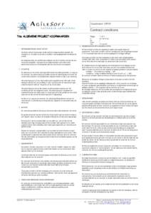 AGI-MS-CC003-4I General project conditions NL