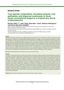 Pollination / Symbiosis / Plant morphology / Insect ecology / Ecological succession / Seed dispersal syndrome / Enterolobium cyclocarpum / Ecology / Seed dispersal / Biology / Plant reproduction / Botany