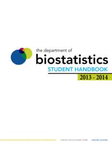 Columbia University Department of Biostatistics Student Handbook[removed]