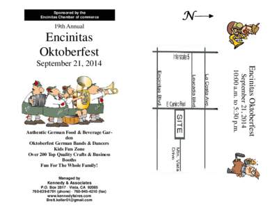 Sponsored by the Encinitas Chamber of commerce N  19th Annual