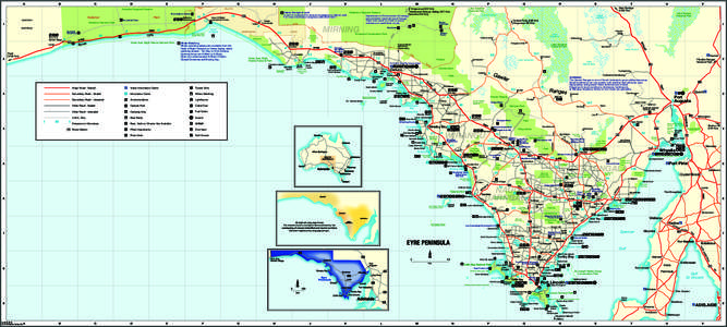 Eyre Peninsula / Nullarbor Plain / Conservation park / Gawler Ranges / Marine park / Whale watching / Fowlers Bay /  South Australia / Yalata /  South Australia / Tumby Bay /  South Australia / Geography of South Australia / States and territories of Australia / Geography of Australia