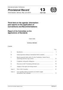 United Nations Development Group / International labor standards / Law / Freedom of Association and Protection of the Right to Organise Convention / Worst Forms of Child Labour Convention / Labour relations / Working time / Albert Thomas / Labour Standards in the World Trade Organisation / International relations / United Nations / International Labour Organization