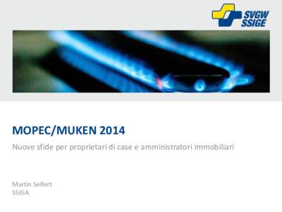 MOPEC/MUKEN 2014 Nuove sfide per proprietari di case e amministratori immobiliari Martin Seifert SSIGA