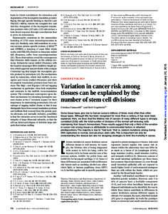 R ES E A RC H | R E PO R TS  RE FE RENCES AND N OT ES 1. O. Brandman et al., Cell 151, 1042–Q. Defenouillère et al., Proc. Natl. Acad. Sci. U.S.A.