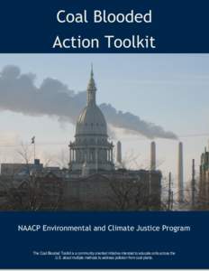 Coal Blooded Action Toolkit R. Gallagher Gen. Station, New Albany, IN (Duke Energy)  NAACP Environmental and Climate Justice Program