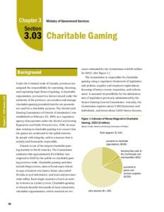 2005 Annual Report of the Office of the Auditor General of Ontario: 3.03 Charitable Gaming