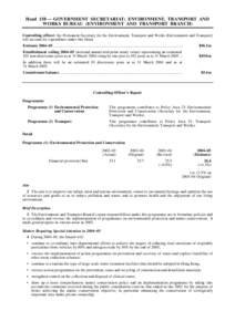 Environment /  Transport and Works Bureau / Secretary for the Environment /  Transport and Works / Food and Health Bureau / Government Secretariat / Federal administration of Switzerland / Secretary for the Environment / Environmental impact assessment / Hong Kong / Environmental Protection Department / Government of Hong Kong / Environment / Government