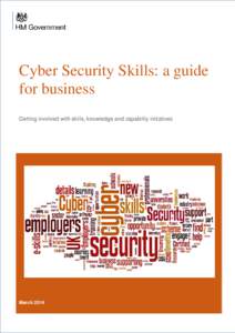 Cyber Security Skills: a guide for business