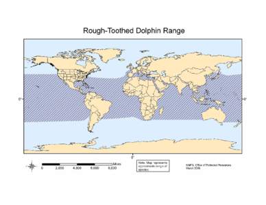 Rough-Toothed Dolphin Range Map