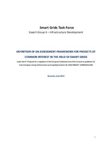 INITIAL THOUGHTS FOR THE DEFINITION OF KPIs TO ASSESS THE IMPACT OF PROJECTS FALLING UNDER THE CATEGORY SET OUT IN POIN 1(e) of ANNEX II of the