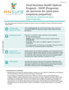 DHS-6740A-SPA[removed]Small Business Health Options Program - SHOP (Programa de opciones de salud para empresas pequeñas)