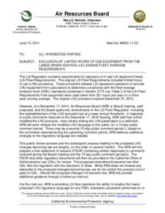 Forms: ARB Memorandum - El Monte