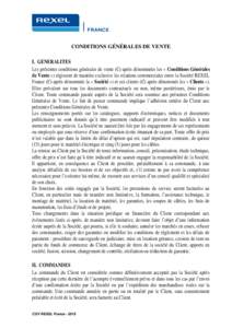 Microsoft Word - CGV 2015 REXEL France-VersionVclean  .doc