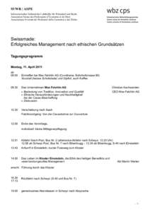 SVWR | ASPE Schweizerischer Verband der Lehrkräfte für Wirtschaft und Recht Association Suisse des Professeurs d’Économie et de Droit Associazione Svizzera dei Professori della Economia e del Diritto  Swissmade: