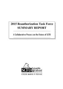 Microsoft Word - SCFD 2015 Reauthorization TF Report FINAL