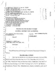 Complaint: Thomas A. Labry and Cherokee Gas Systems, Inc.