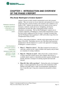 LATS Phase II - Chapter 1: Introduction and Overview of the Phase II Report