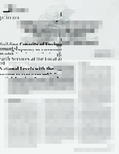 FEATURES  Building Capacity of Environmental Health services at the Local and National Levels with the 10-Essential-services Framework