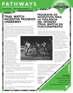 A NEWSLETTER OF THE MIDTOWN GREENWAY COALITION  •	Free pizza night once a month being pursued (sponsored by Old Chicago, Bedlam Theatre, others TBA) Future additions to the incentive program will be announced on the Co