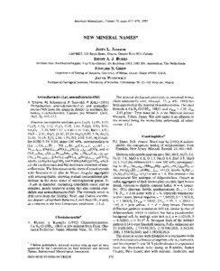 American Mineralogist,  Volume 78, pages[removed],