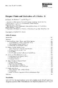 Mathematische Annalen Math. Ann. 278, )  @ Springer-Verlag1987