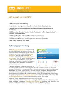 Center for Financial Services Innovation / Financial services / D2D / Finance / Lottery / Corporation for Enterprise Development / Mobile banking / Financial inclusion / Technology / Peter Tufano / Year of birth missing