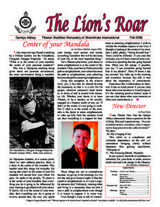 Fall 2006 Issue Lion's Roar