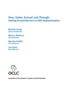 Over, Under, Around, and Through: Getting Around Barriers to EAD Implementation