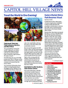 January[removed]Capitol Hill Village NEWS Travel the World in One Evening!  Eastern Market Metro