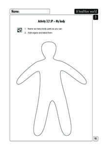 TravelSmart Teacher Resource Kit - Activity 3.2 JP - My body