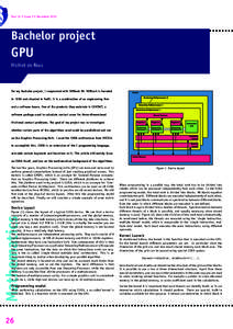 Year 15 • Issue 2 • DecemberBachelor project GPU Michiel de Reus