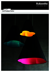 ®  e l e m e n t s RP-E-1305P  Loft Pendant Series